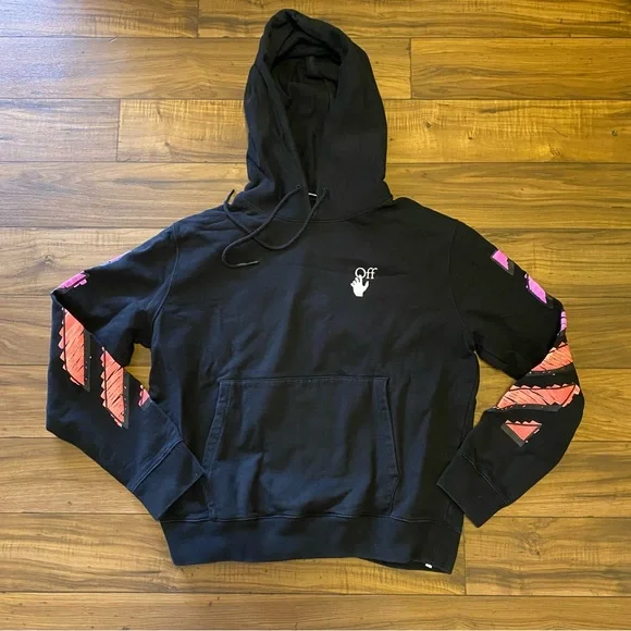 Off-White- Marker Slim Hoodie Sz XXL 👉Like Sz XL👈